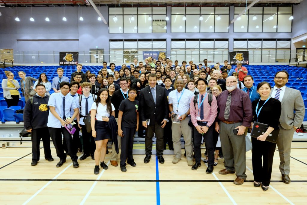 Astrophysicist Neil DeGrasse Tyson Addresses GEMS Dubai American