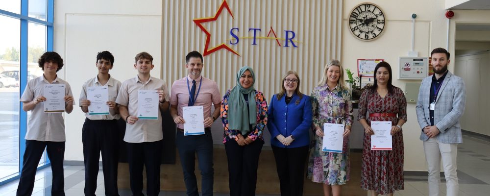 Star International School Receives OxfordAQA’s “Go Further 2022” Awards
