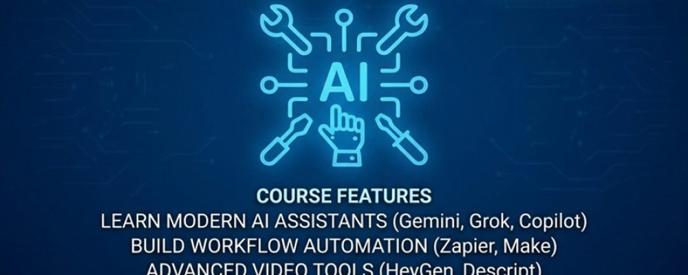 TheBlueWhale.ai Has Launched A New Online Course, ‘The Ultimate AI Toolkit For 2026.’