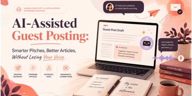 AI-Assisted Guest Posting: Smarter Pitches, Better Articles, Without Losing Your Voice